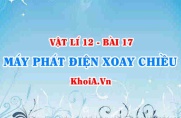Cấu tạo và nguyên tắc hoạt động của máy phát điện xoay...